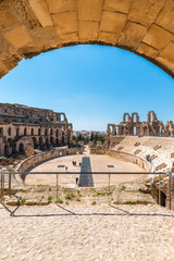 Amphitheatre of El Jem in Tunisia
