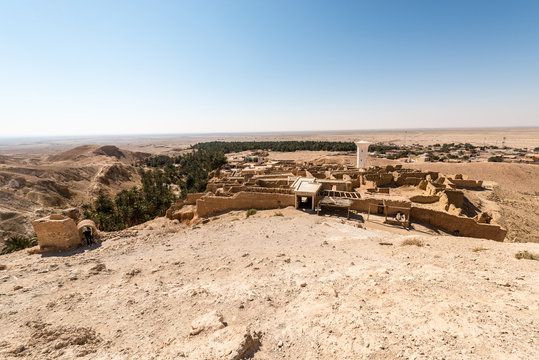 Chebika Oasis in Tozeur, Tunisia