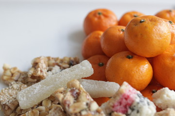 Sweets for offering in Chinese New Year