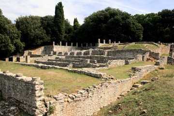 Hill fort in Verige bay, Brioni N.P., Croatia