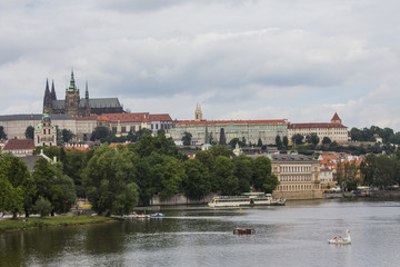 Fototapeta premium View of the Old Town of Prague. Czech Republic