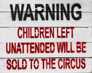 Warnschild