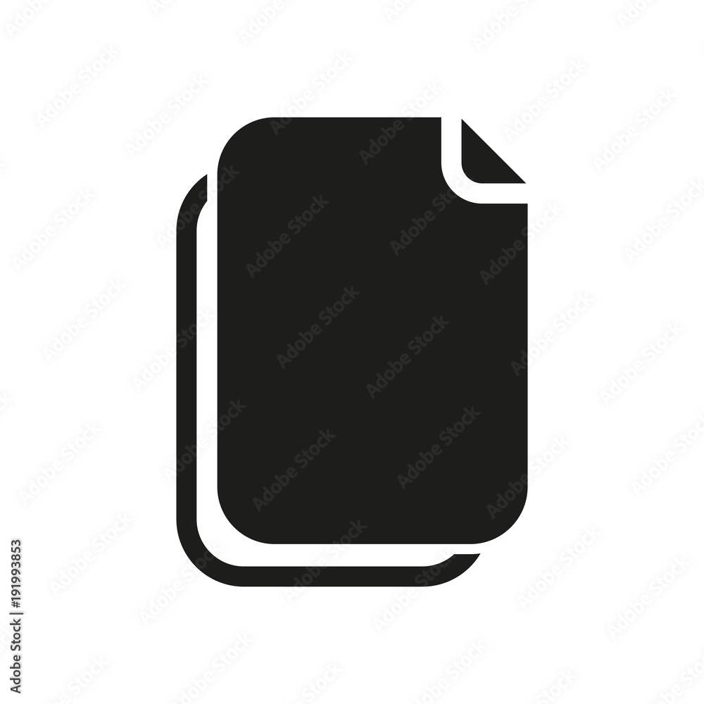 Poster document simple icon