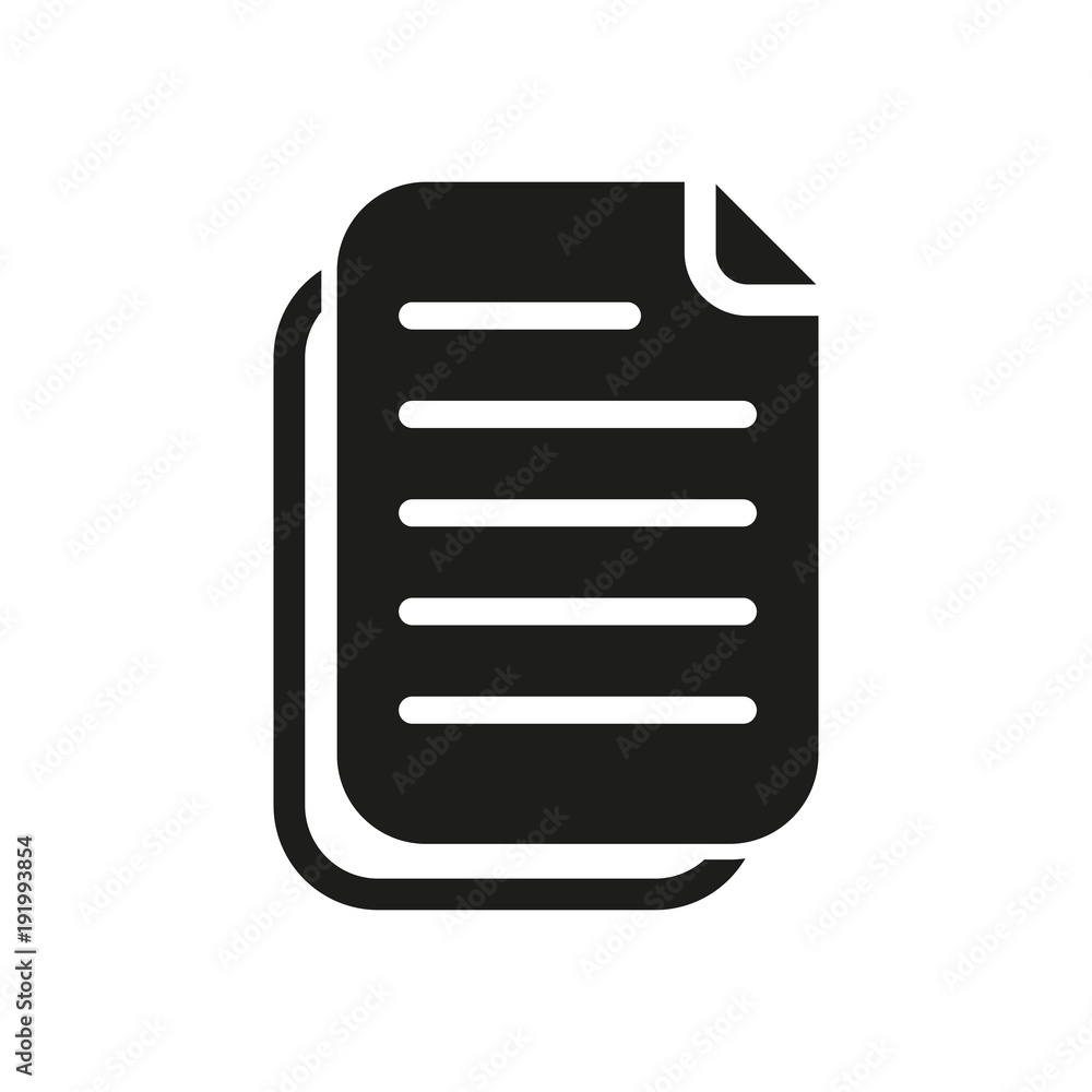 Poster document simple icon