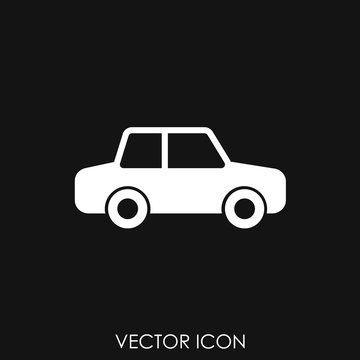 Simple Car Icon Vector