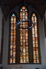 Drei wundervolle Glasmosaikfenster im Chor der Augustinerkirche