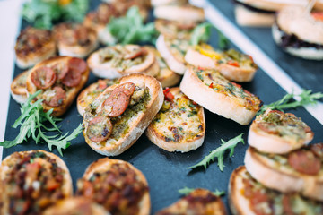 Finger food in detail