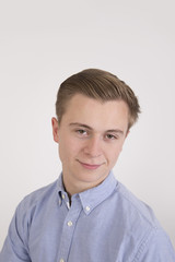 portrait of happy smiling boy