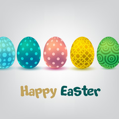 Easter Sale Banner Template Background with Beautiful Calligraphy