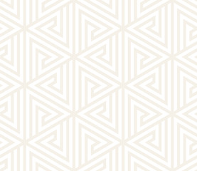 Vector seamless subtle pattern. Modern stylish texture. Repeating geometric tiling from striped triangle elements
