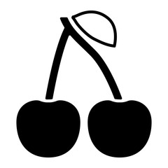 Obst und Früchte (Icon) - Kirsche