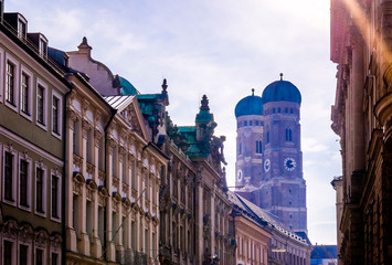 Famous Munich Cathedral - Liebfrauenkirche