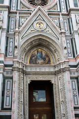 Obraz premium FIRENZE, ITALIA - LUGLIO 25, 2017: il Duomo di Santa Maria del Fiore - Toscana