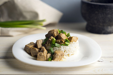 For the Filipino adobo, chicken, rice