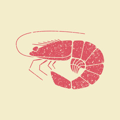 Shrimp Flat Icon