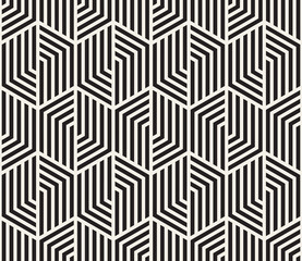 Vector seamless pattern. Modern stylish abstract texture. Repeating geometric tiles