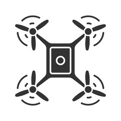 Quadcopter glyph icon