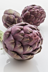 Obraz premium carciofo qualità moretto primo piano