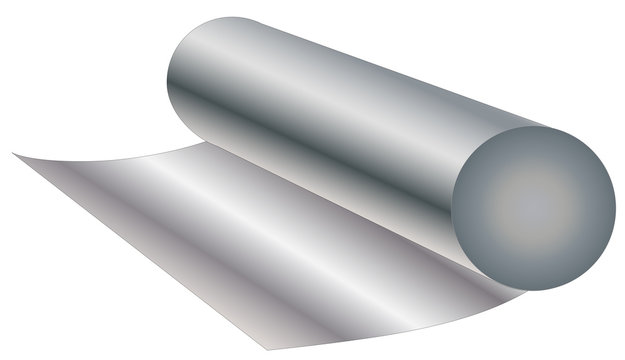 aluminum foil vector eps 10