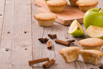Apple pies.