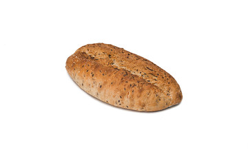 bread on a white background