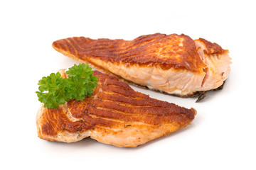 Lachsfilet gebraten