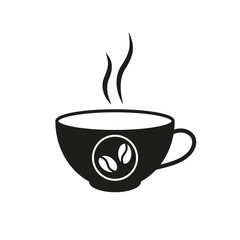 Obraz premium cup of hot coffee icon