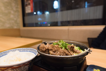 Japan beef sukiyai