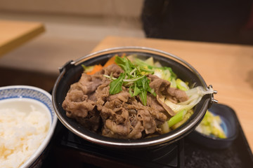 Japan beef sukiyai