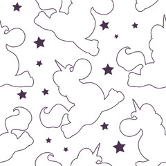 shape of unicorn pattern