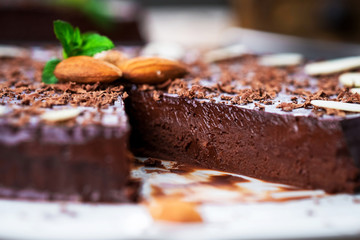 Healty LCHF chocolate cake