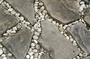 Stone walkway