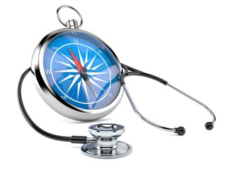 Stethoscope with compass © Talaj