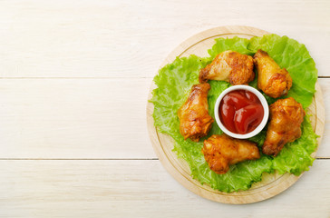 Fried wings