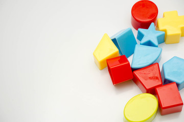 shape sorting ball on white background