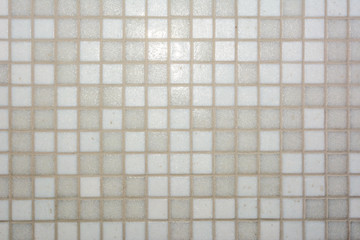 white tile wall