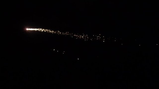 Slow Motion Fireworks Vertical