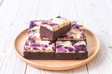 blueberry cheese brownies