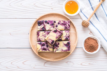 blueberry cheese brownies