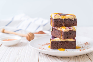 blueberry cheese brownies