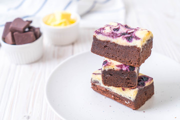 blueberry cheese brownies