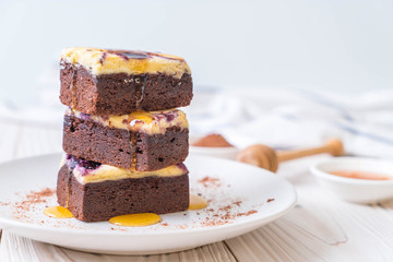 blueberry cheese brownies