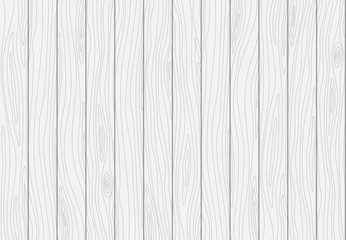 Naklejka premium White wooden plank texture. Vector wood background