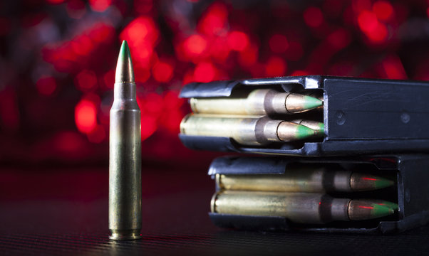 M855 ammo for an AR-15 and magazines