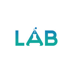Lab logo vector design, logotype lab