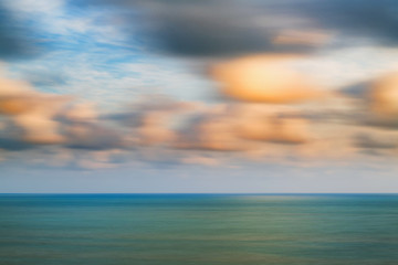 Sea and sky background,Long exposure