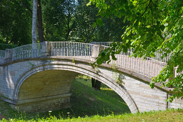 The old bridge in the Park of Pavlovsk