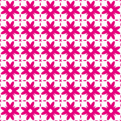 Flat floral pattern. Seamless background with abstract flowers  Fabric print.