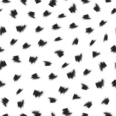 Vector b&w seamless pattern