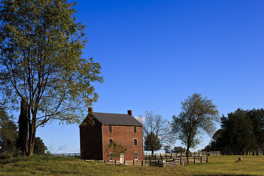 Appomattox County Jail in Virginia. Built 1867. On the site of Appomattox Court House National Historic Park